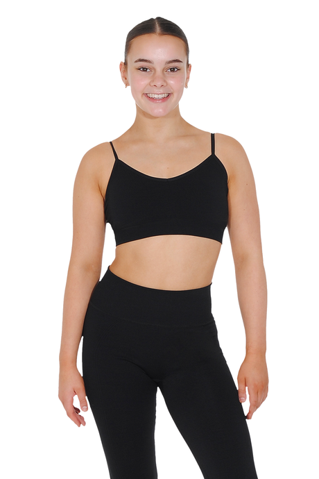 Recycled Seamless Multi-Sport Flex Bra Top in 4 Pastel Shades or Black